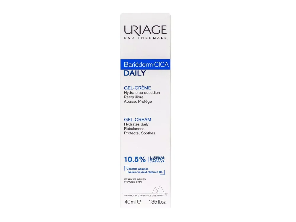 Uriage Bariederm-Cica Daily Gel Cream Κρέμα Προσώπου Ενυδάτωσης & Προστασίας της Επιδερμίδας, 40ml