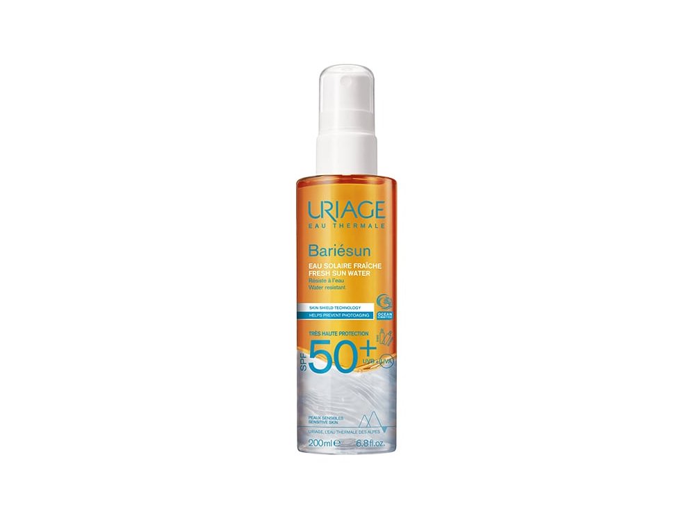 Uriage Eau Thermale Bariesun Refreshing, Αντηλιακό Ιαματικό Νερό για τον Ήλιο SPF50+, 200ml