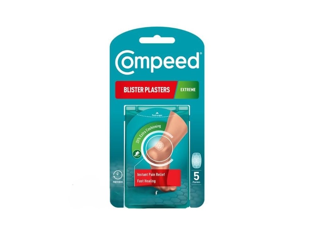 Compeed Extreme Επιθέματα για Φουσκάλες στη Φτέρνα από Αθλητικές Δραστηριότητες, 5τμχ