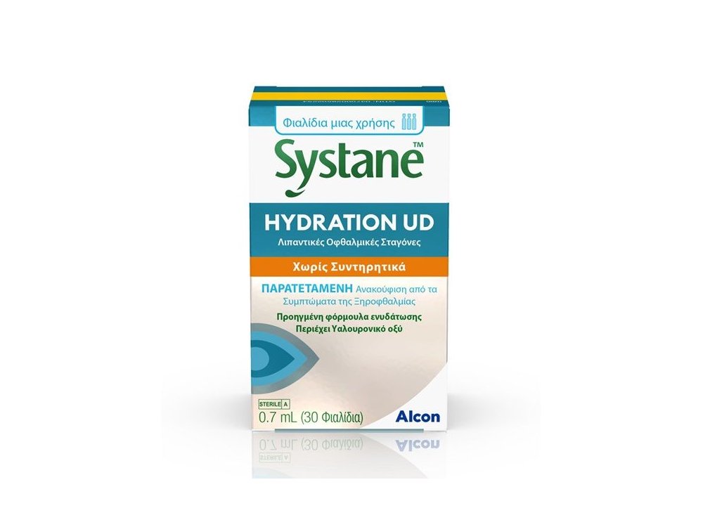 Alcon Systane Hydration UD Λιπαντικές Οφθαλμικές Σταγόνες, 30 vials x 0.7ml
