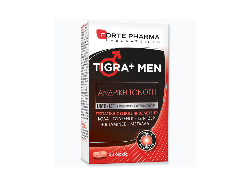 Forte Pharma Energy Tigra+ Men, Τόνωση Σεξουαλικής Επιθυμίας, 28caps