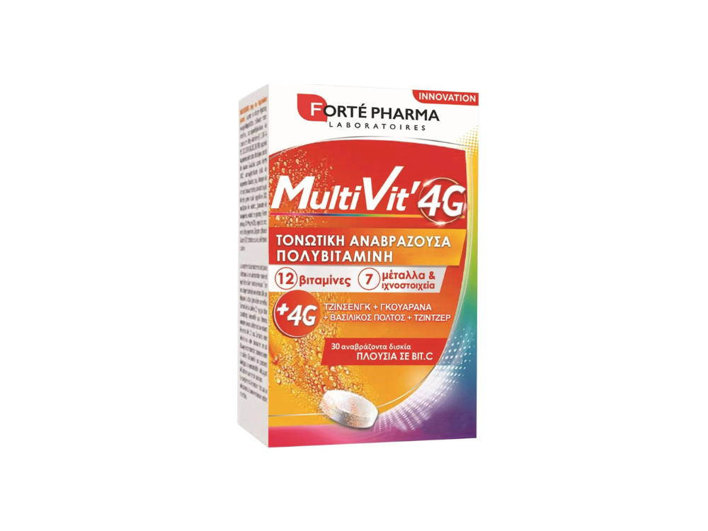 Forte Pharma MultiVit 4G, 30eff.tabs
