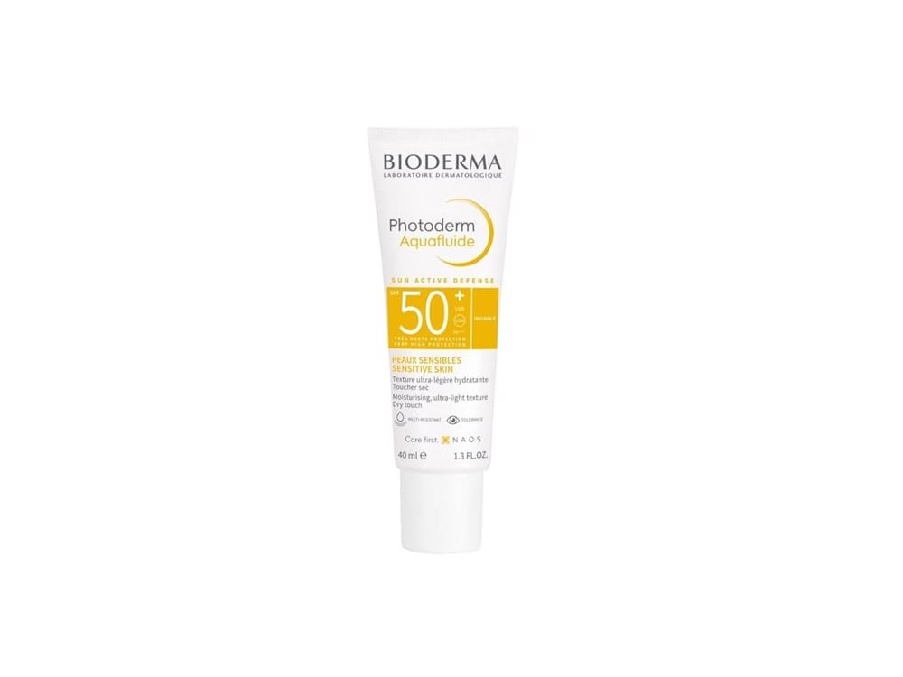 Bioderma Photoderm Aquafluide SPF50+ Dry Touch, Αντηλιακή Προστασία με Ματ Υφή, 40ml