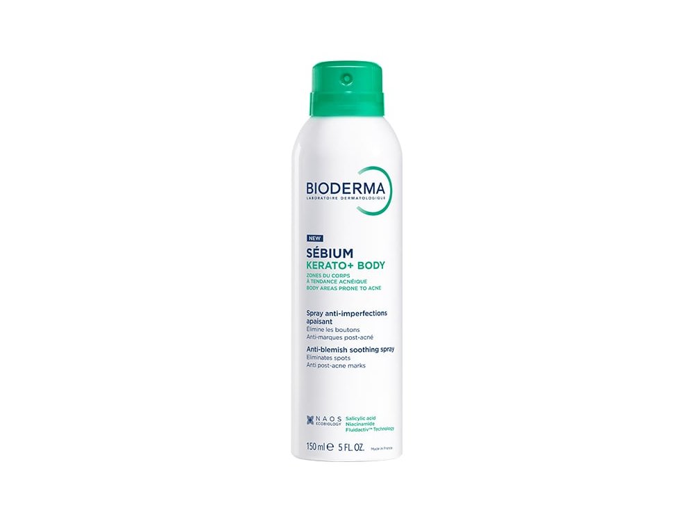 Bioderma Sebium Kerato+, Kαταπραϋντικό Spray Σώματος, 150ml