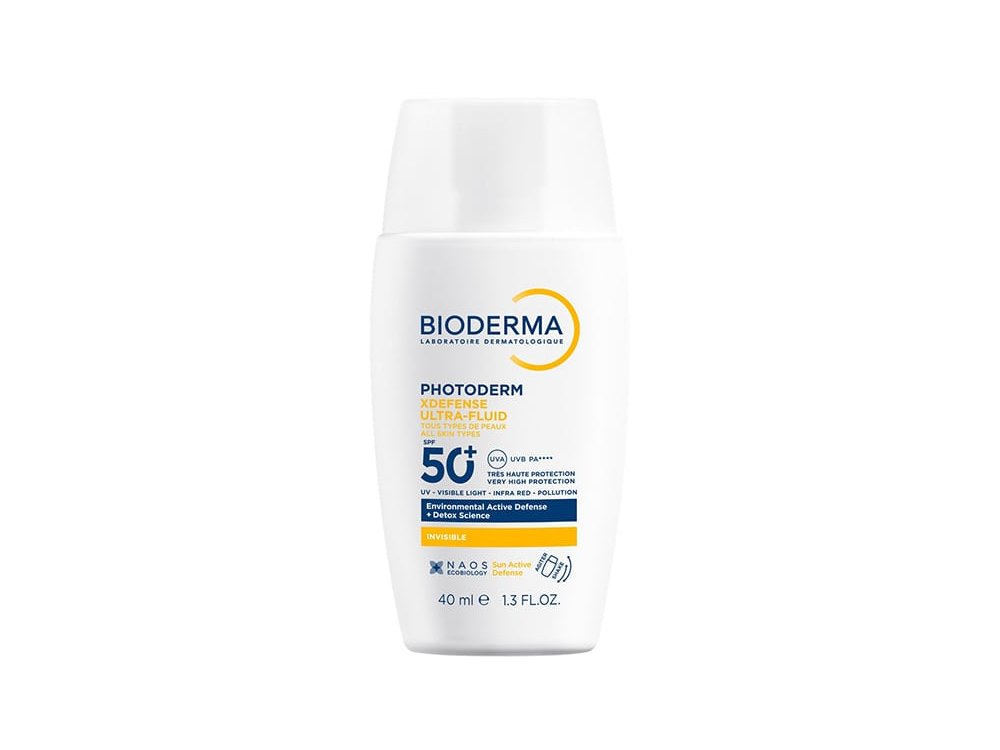 Bioderma Photoderm XDefence Ultra-Fluid Invisible Αντιηλιακό Προσώπου SPF50+, 40ml