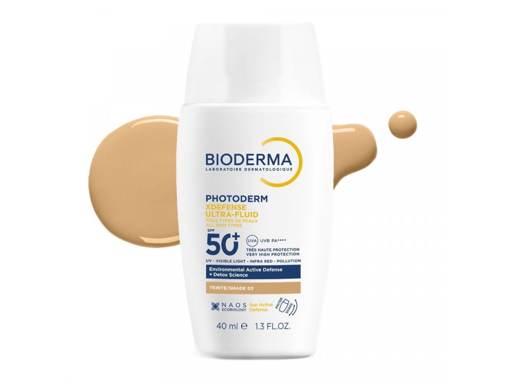 Bioderma Photoderm XDefense Ultra-Fluid Shade 03 Αντιηλιακό Προσώπου με Χρώμα SPF50+, 40ml
