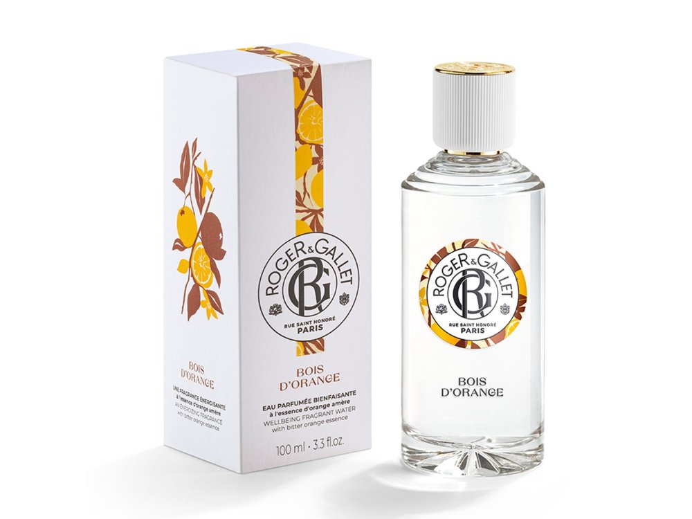 Roger & Gallet Bois d' Orange Fragrant Wellbeing Water Perfume, Γυναικείο Άρωμα Εμπλουτισμένο με Εκχύλισμα Πικρής Πορτοκαλιάς, 100ml
