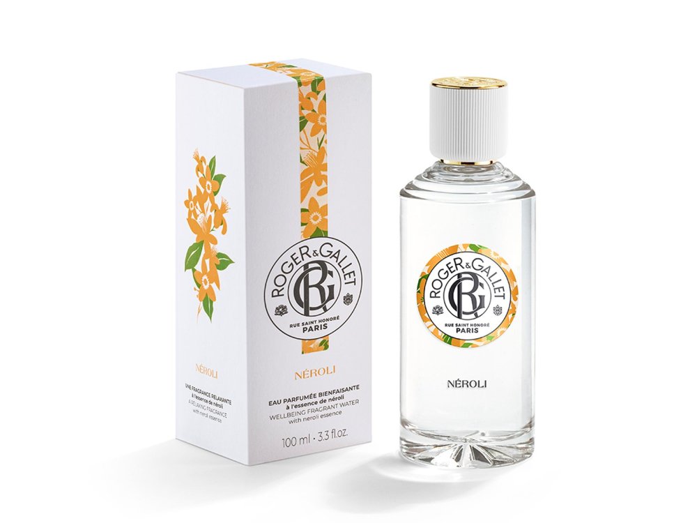 Roger & Gallet Neroli Fragrant Wellbeing Water Perfume, Γυναικείο Άρωμα Εμπλουτισμένο με Εκχύλισμα Neroli, 100ml