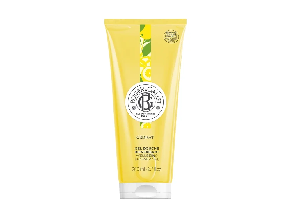 Roger & Gallet Cedrat Wellbeing Shower Gel, Αφρόλουτρο με Άρωμα Κίτρου, 200ml