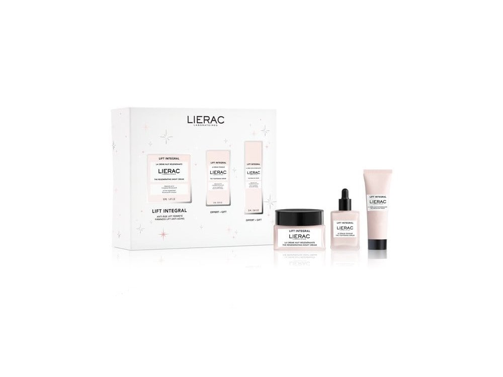 Lierac Promo Set Lift Integral Noel The Regenerating Night Cream, 50ml & Δώρο The Tightening Serum, 15ml & The Firming Day Cream, 25ml