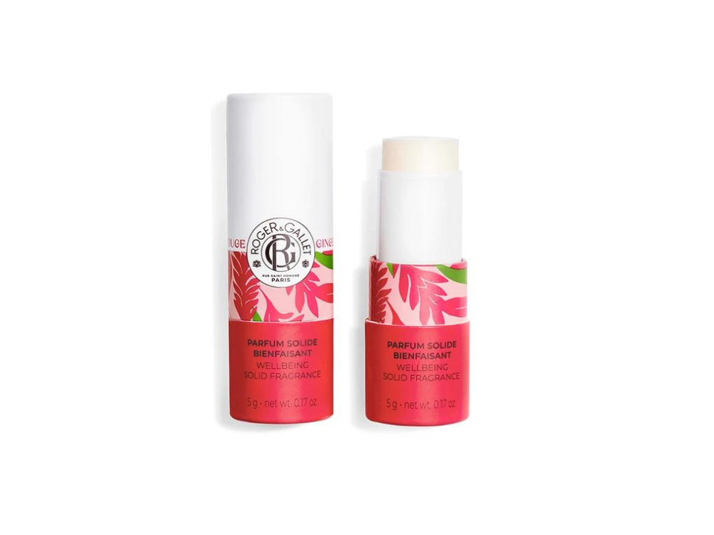 Roger&Gallet Gingembre Rouge Parfum Solide, Αναζωογονητικό Στερεό Άρωμα, 5g