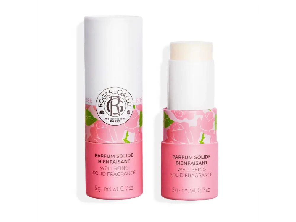 Roger&Gallet Rose Parfum Solide, Αναζωογονητικό Στερεό Άρωμα, 5g