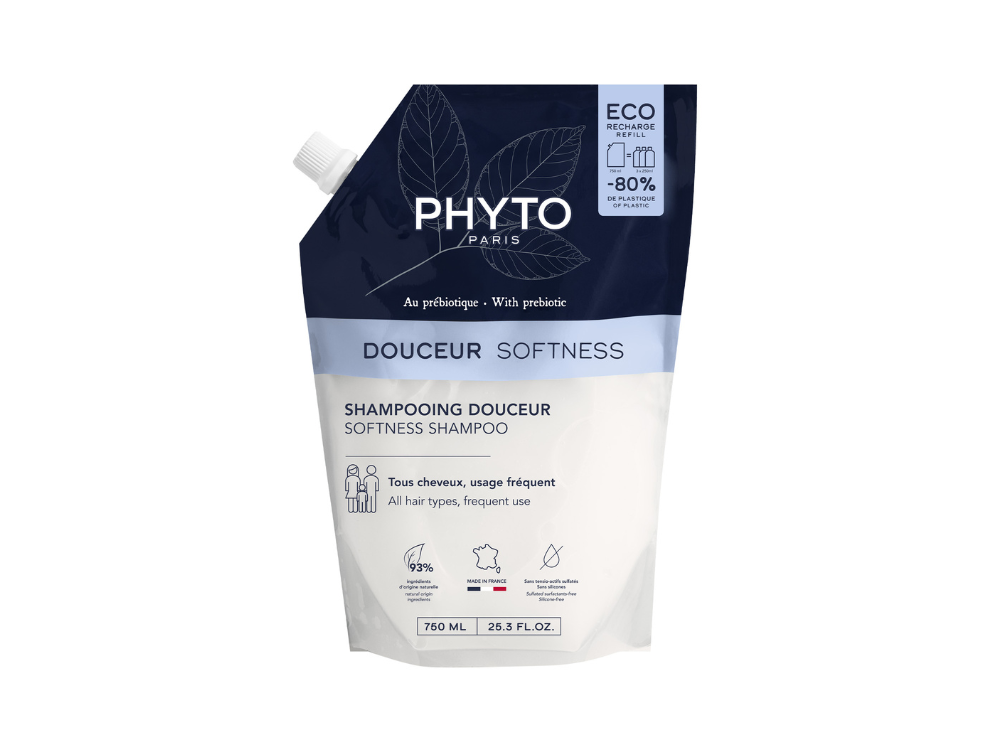 Phyto Douceur Softness Refill Shampoo, Ανταλλακτικό Σαμπουάν για Απαλότητα, 750ml