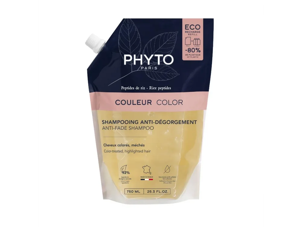 Phyto Color Anti-Fade Refill Shampoo, Σαμπουάν Προστασίας Χρώματος, 750ml