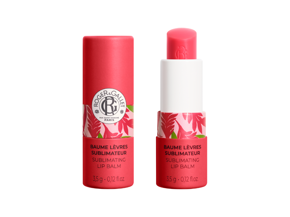 Roger&Gallet Sublimating Lip Balm Gingembre Rouge, Ενυδατικό Balm Χειλιών, 3,5g