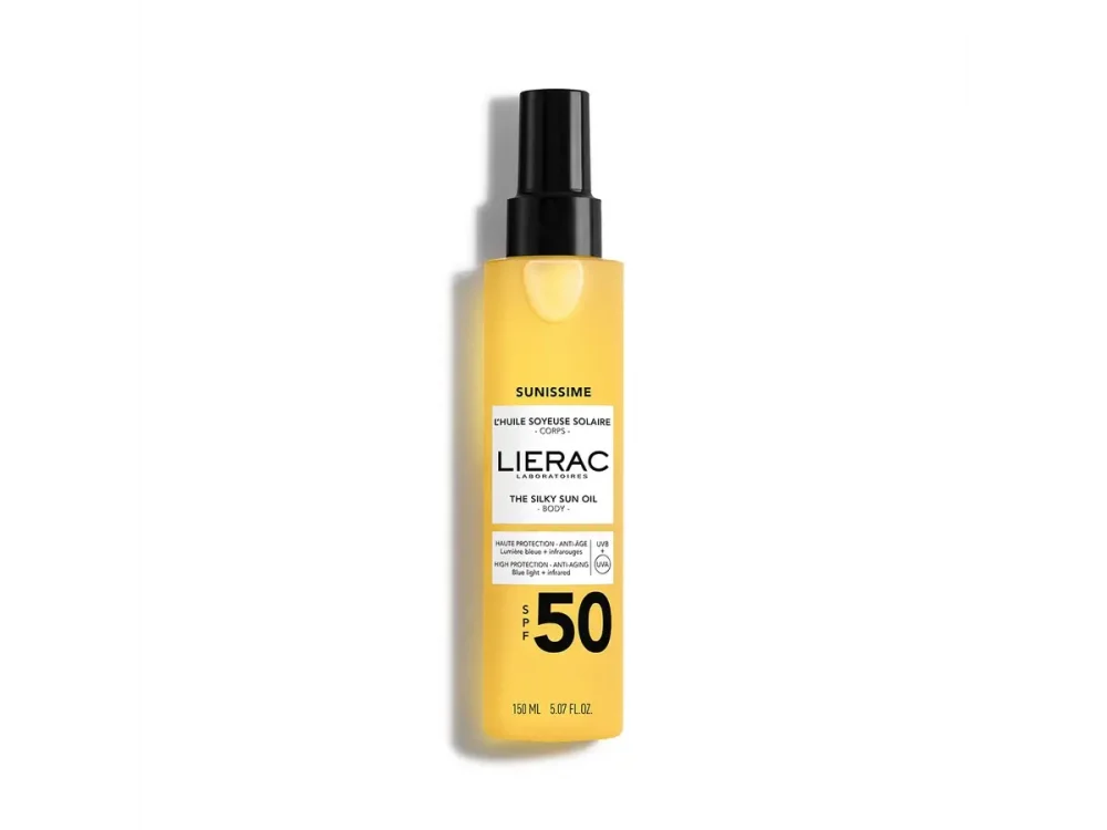 Lierac Sunissime Μεταξένιο Αντηλιακό Λάδι Σώματος SPF50, 150ml