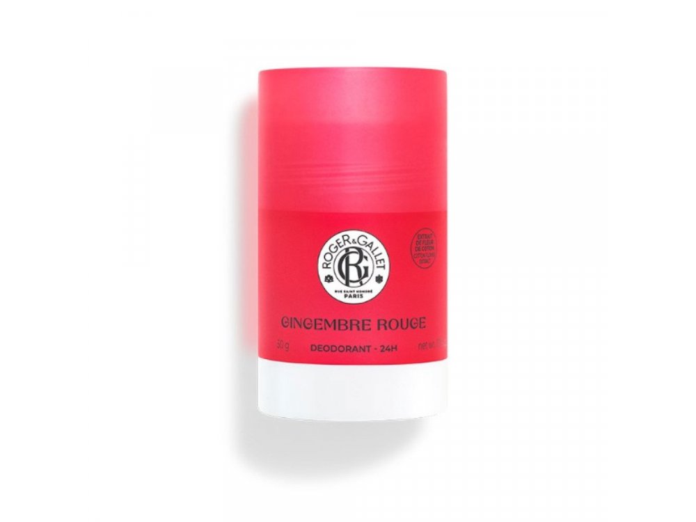 Roger&Gallet Gingembre Rouge Solid Deodorant Αποσμητικό Stick, 50g