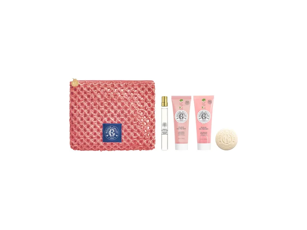 Roger & Gallet Travel Se με Fleur de Figuier Fragrant Water 10ml, Fleur De Figuier Shower Gel 50ml, Fleur de Figuier Wellbeing Body Lotion 50ml, Fleur De Figuier Wellbeing Soap 50gr, 5τμχ