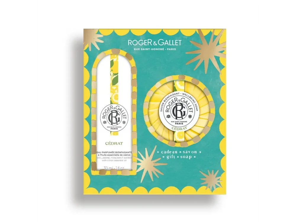 Roger & Gallet X-mas Cedrat Gift Set, Άρωμα 30ml & Σαπούνι, 100gr