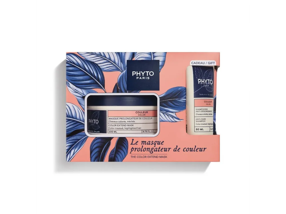 Phyto Promo Σετ Διατήρησης Χρώματος με The Color Extend Mask Μάσκα Διατήρησης Χρώματος, 200ml & Δώρο Anti-Fade Shampoo Σαμπουάν Προστασίας Χρώματος, 50ml, 1σετ