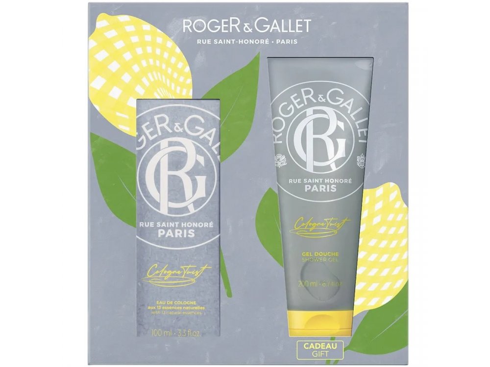 Roger & Gallet Cologne Twist Eau De Cologne Ανδρική Κολώνια, 100ml & Δώρο Gel Douche, 200ml