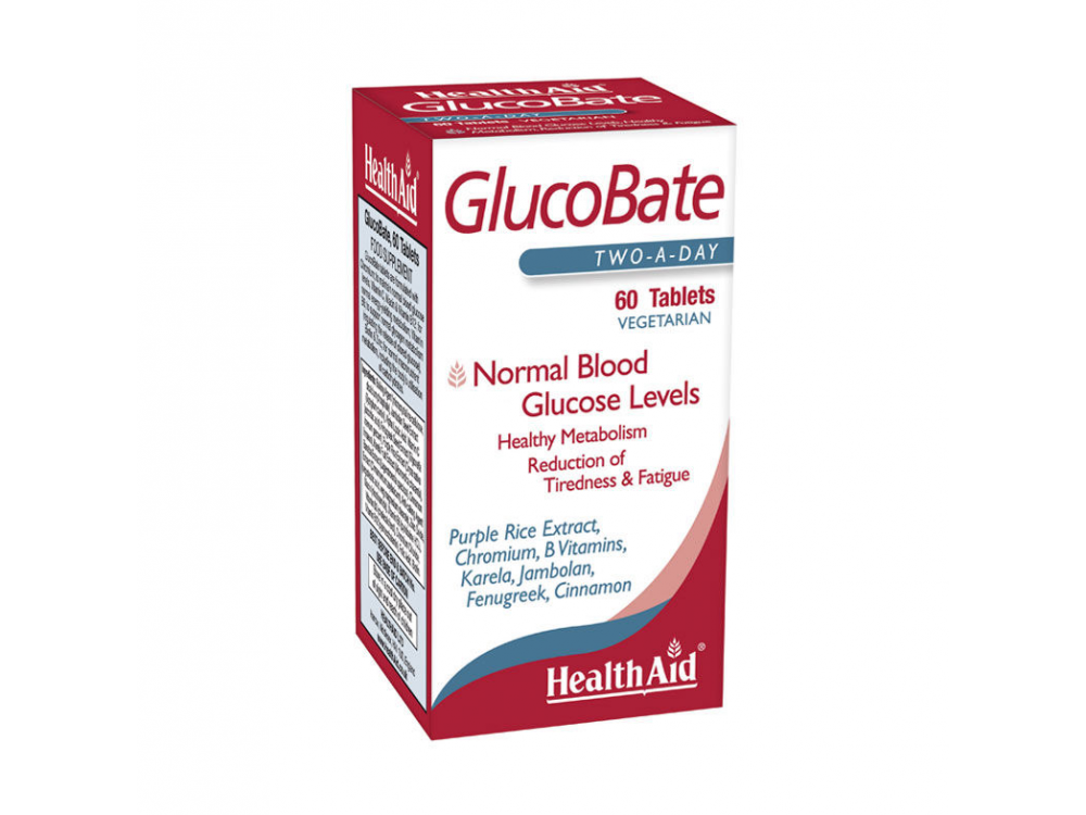 Health Aid Glucobate 60veg.tabs