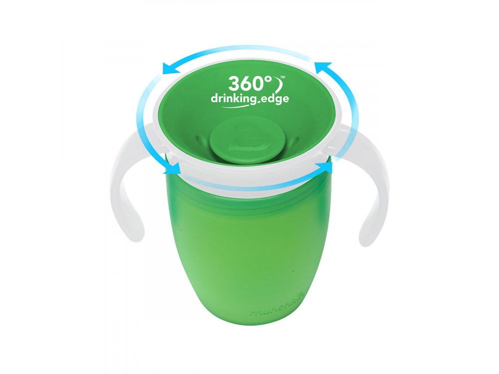 Munchkin Miracle 360 Trainer Cup 6m+, Πράσινο 207ml