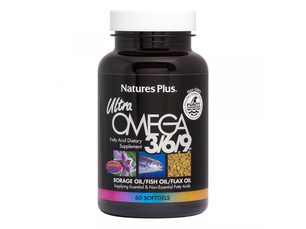 Nature's Plus Ultra Omega 3/6/9/ 1200mg 90softgels