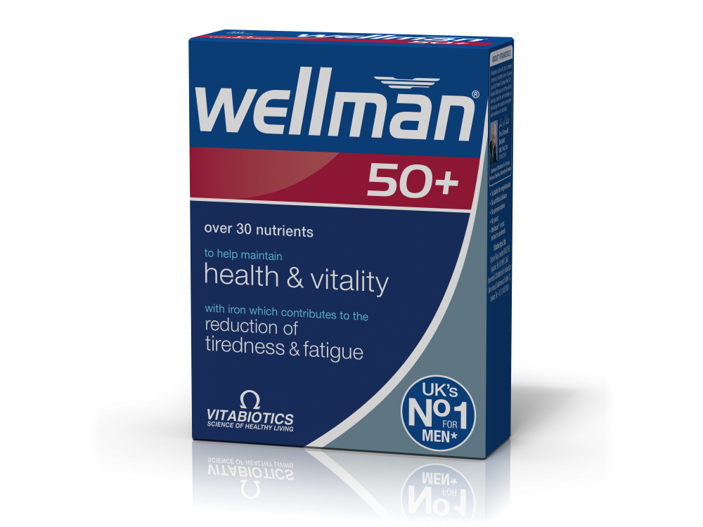 Vitabiotics Wellman® 50+ 30tabs