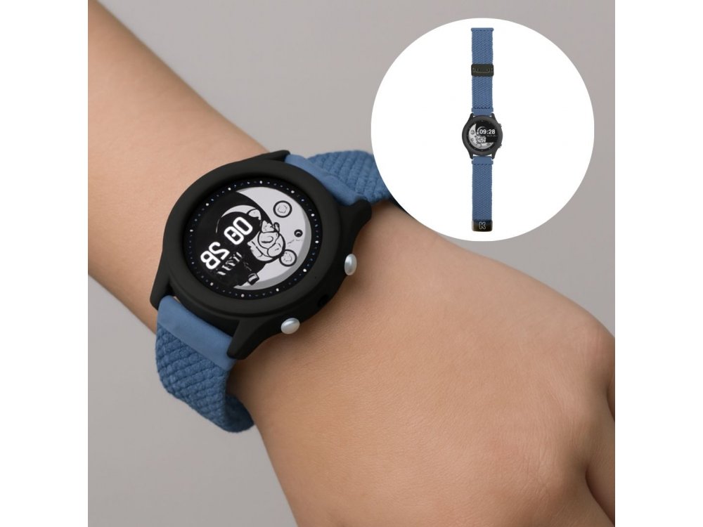 KIDYWOLF: Παιδικό ρολόι Smartwatch με Οθόνη αφής & Επαναφορτιζόμενη μπαταρία - Blue, 1τμχ
