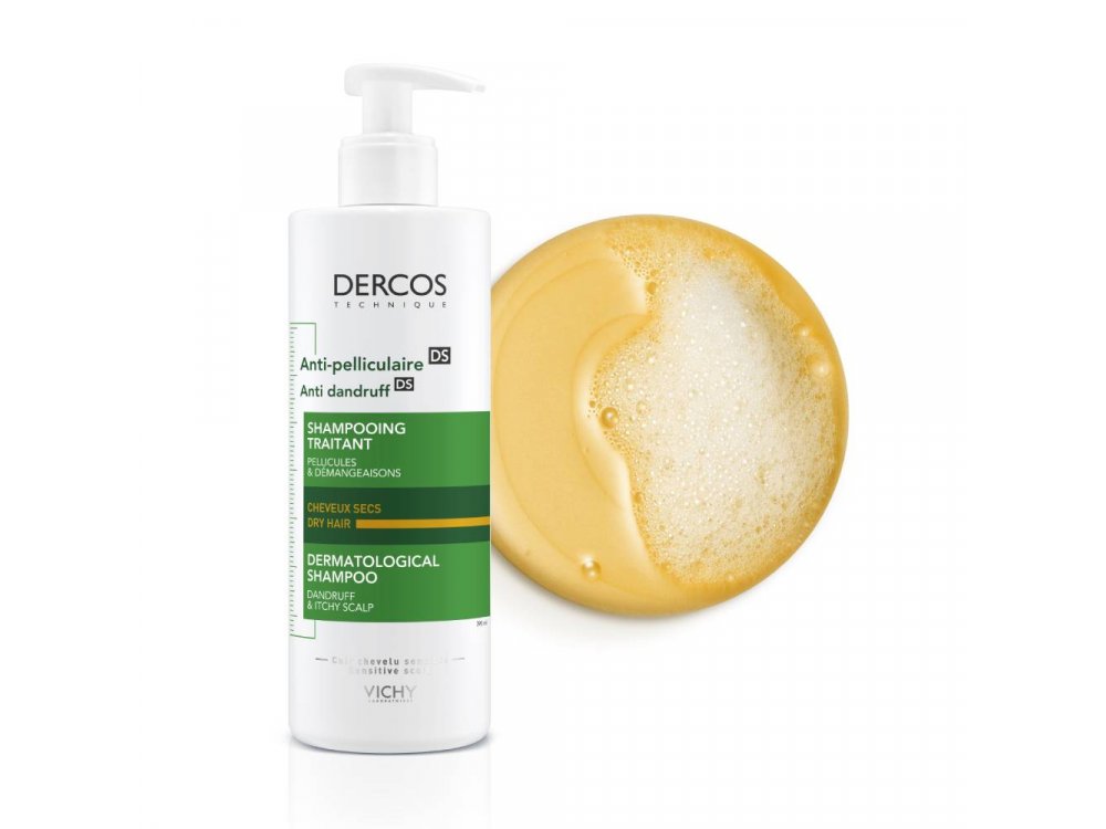 Vichy Dercos Anti-dandruff Shampoo-dry hair 390ml