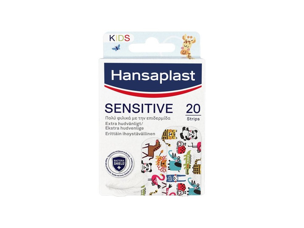 Hansaplast Sensitive Kids Παιδικά Αυτοκόλλητα Επιθέματα, 20τμχ
