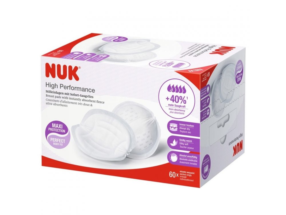 Nuk Επιθέματα Στήθους High Performance 60 Τεμάχια