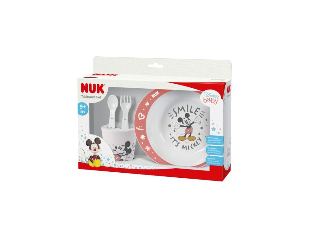Nuk Disney Mickey Mouse, Παιδικό Σετ Φαγητού 9m+, 1σετ