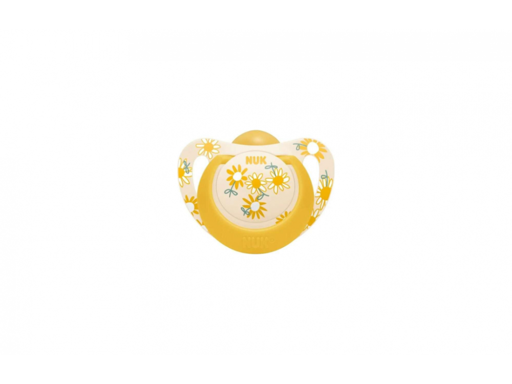 Nuk Star Ορθοδοντική Πιπίλα Σιλικόνης & Θήκη 18-36m, 1τεμ