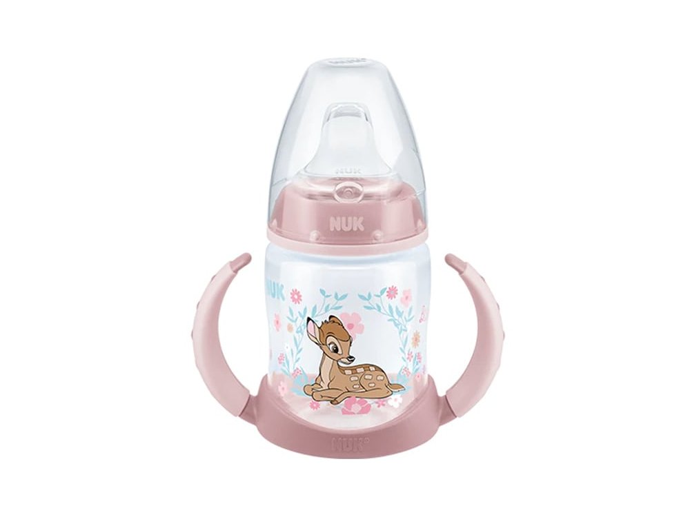 Nuk Disney Classics Bambi First Choice, Εκπαιδευτικό Μπιμπερό με Λαβές 6-18m, 150ml