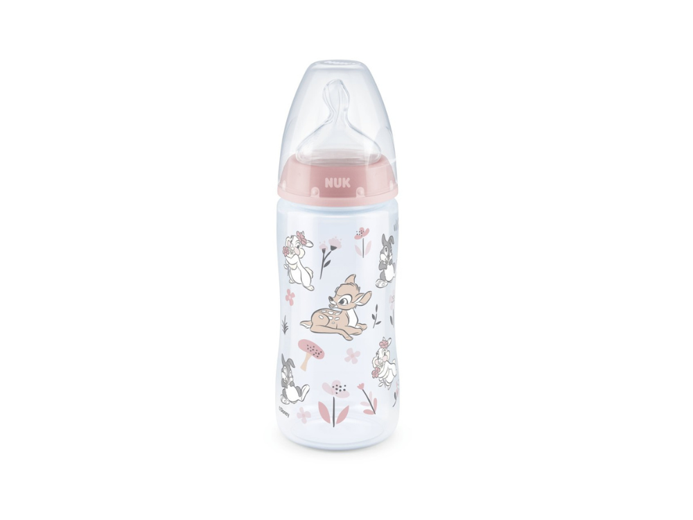 Nuk Disney Classics First Choice Plus, Μπιμπερό με Θηλή Σιλικόνης 6-18m, 300ml