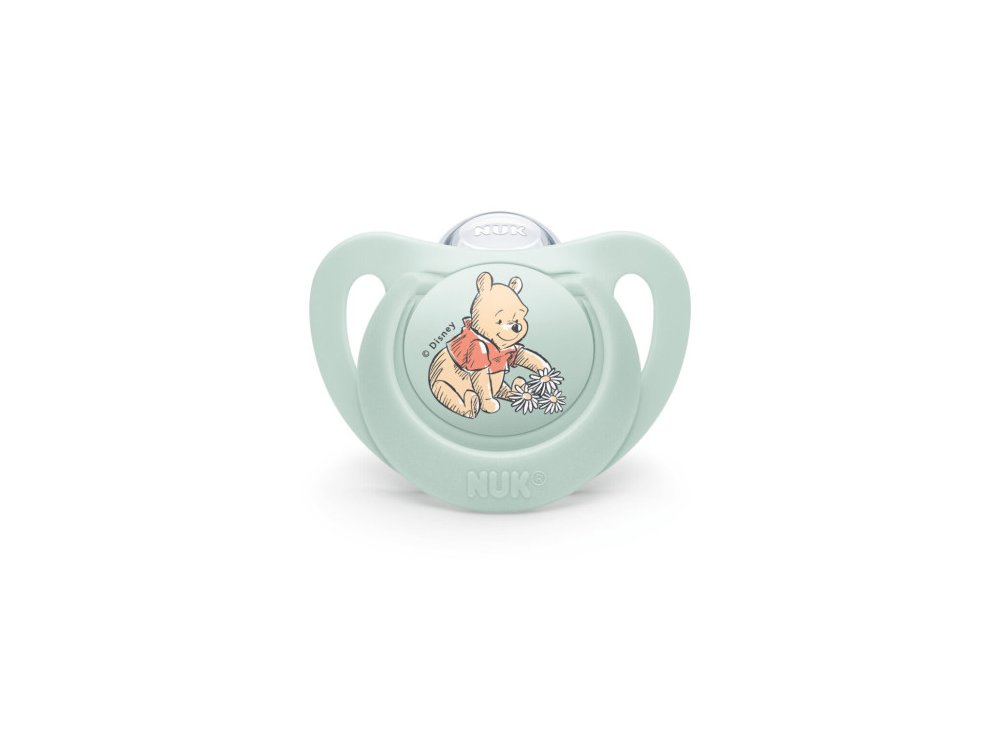 Nuk Star Disney, Πιπίλα Σιλικόνης με Θήκη 6-18m, 1τεμ