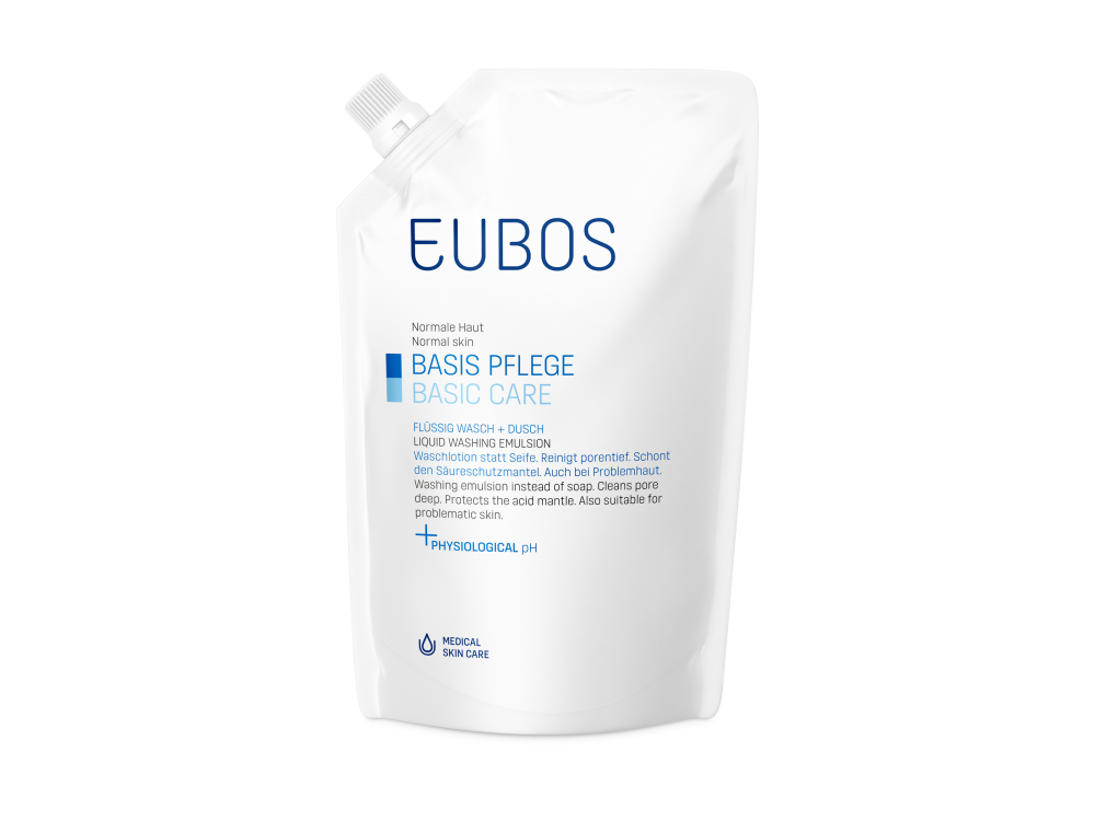 Eubos Liquid Washing Emulsion Blue Refill Ανταλλακτικό, 400ml