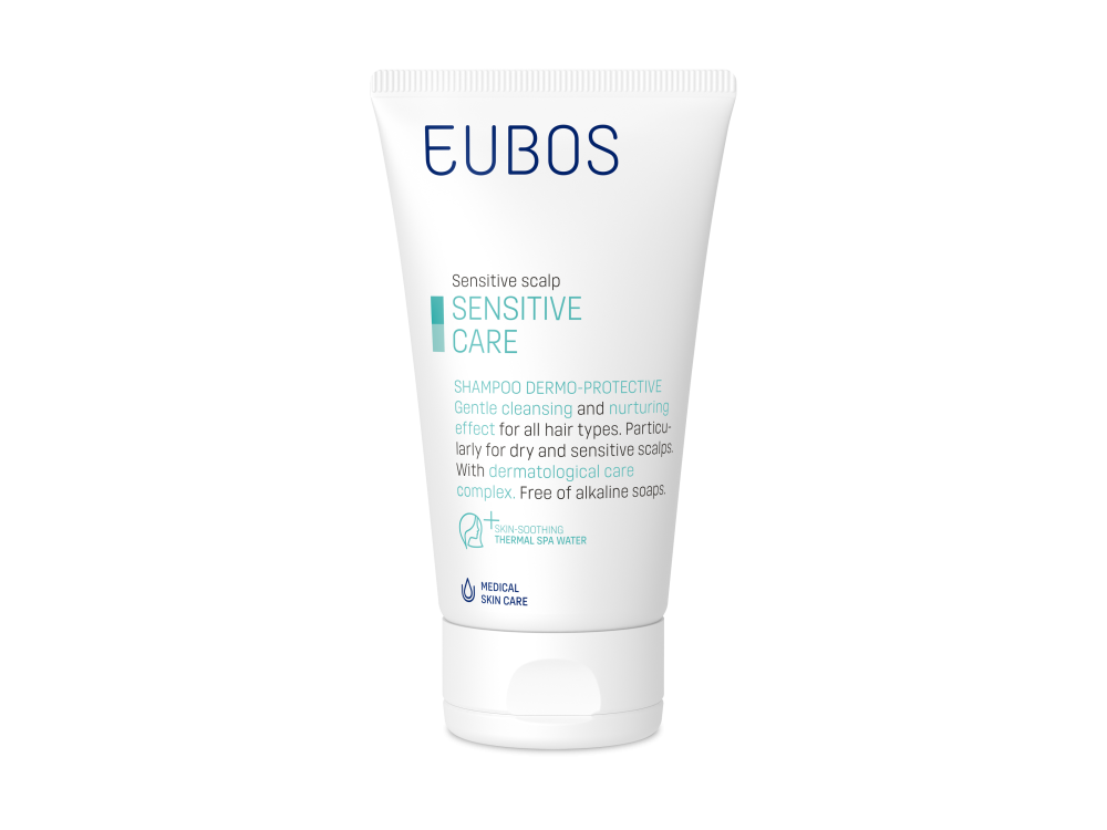 Eubos Sensitive Shampoo Dermo-Protective, Σαμπουάν για Eυαίσθητα & Ξηρά μαλλιά, 150ml