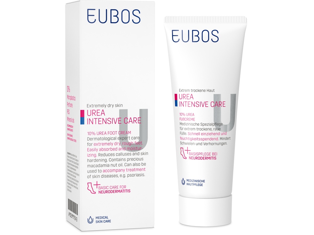 Eubos Urea 10% Foot Cream, Κρέμα Ποδιών, 100ml