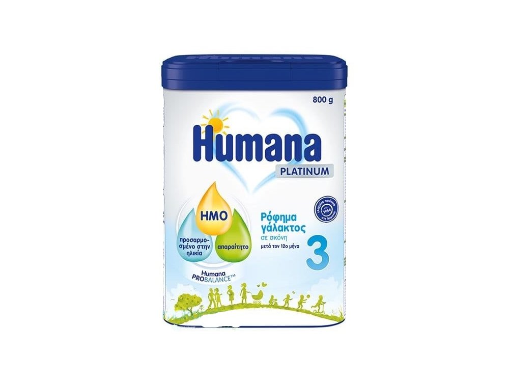 Humana Platinum 3 Ρόφημα Γάλακτος σε Σκόνη 12m+, 800gr