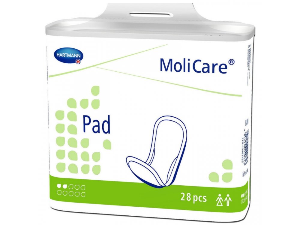 Hartmann MoliCare Pad 2 Σταγόνων, Σερβιέτες Ακράτειας, 28τμχ
