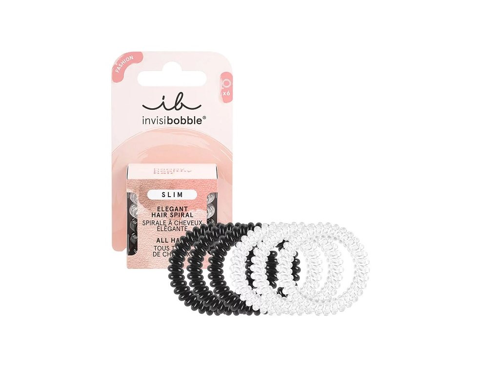 Invisibobble Slim Day and Night Λαστιχάκια Μαλλιών, 6τεμ