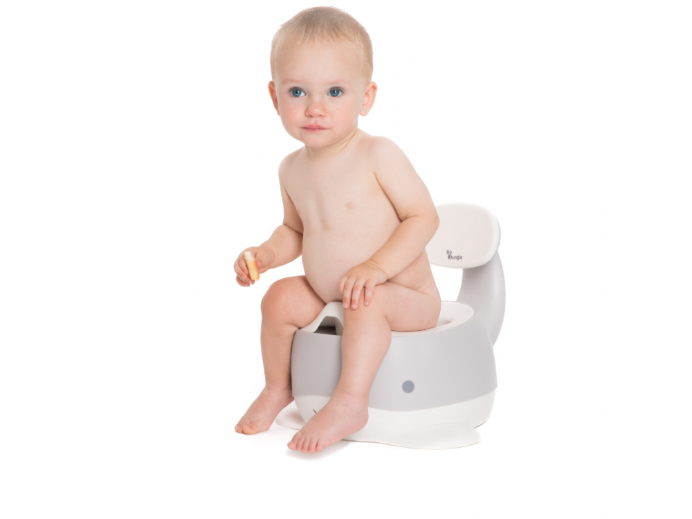 Bo Jungle: Εκπαιδευτικό γιογιό με καπάκι δελφίνι & κάθισμα- 2 σε 1-Sage Green