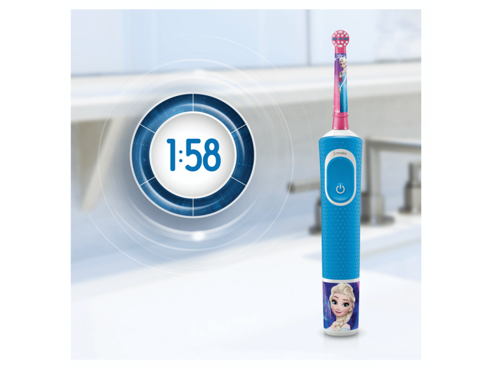 Oral-B Vitality Kids Frozen Παιδική Ηλεκτρική Οδοντρόβουρτσα (3ετών+), 1τμχ