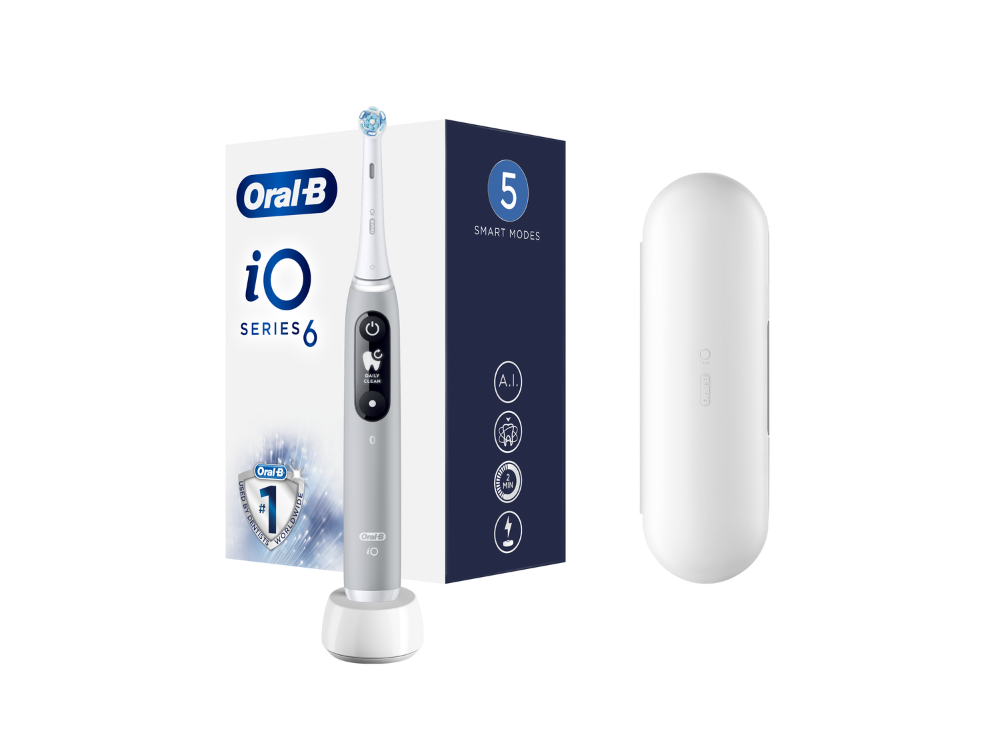 Oral-B iO Series 6 Grey Opal Ηλεκτρική Οδοντόβουρτσα, 1τμχ