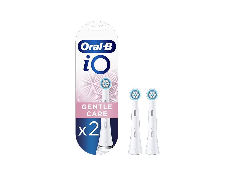 Oral-B iO Gentle Care White Κεφαλές Βουρτσίσματος, 2τεμ