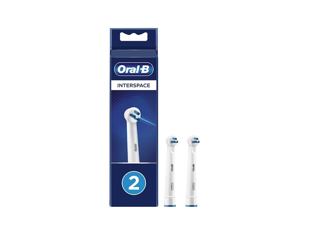 Oral-B Interspace Brush Heads Ανταλλακτικά Μεσοδόντιου Καθαρισμού, 2τμχ