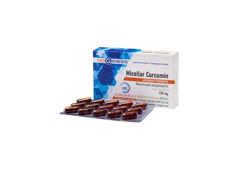 VioGenesis Micellar Curcumin 720mg, 30caps